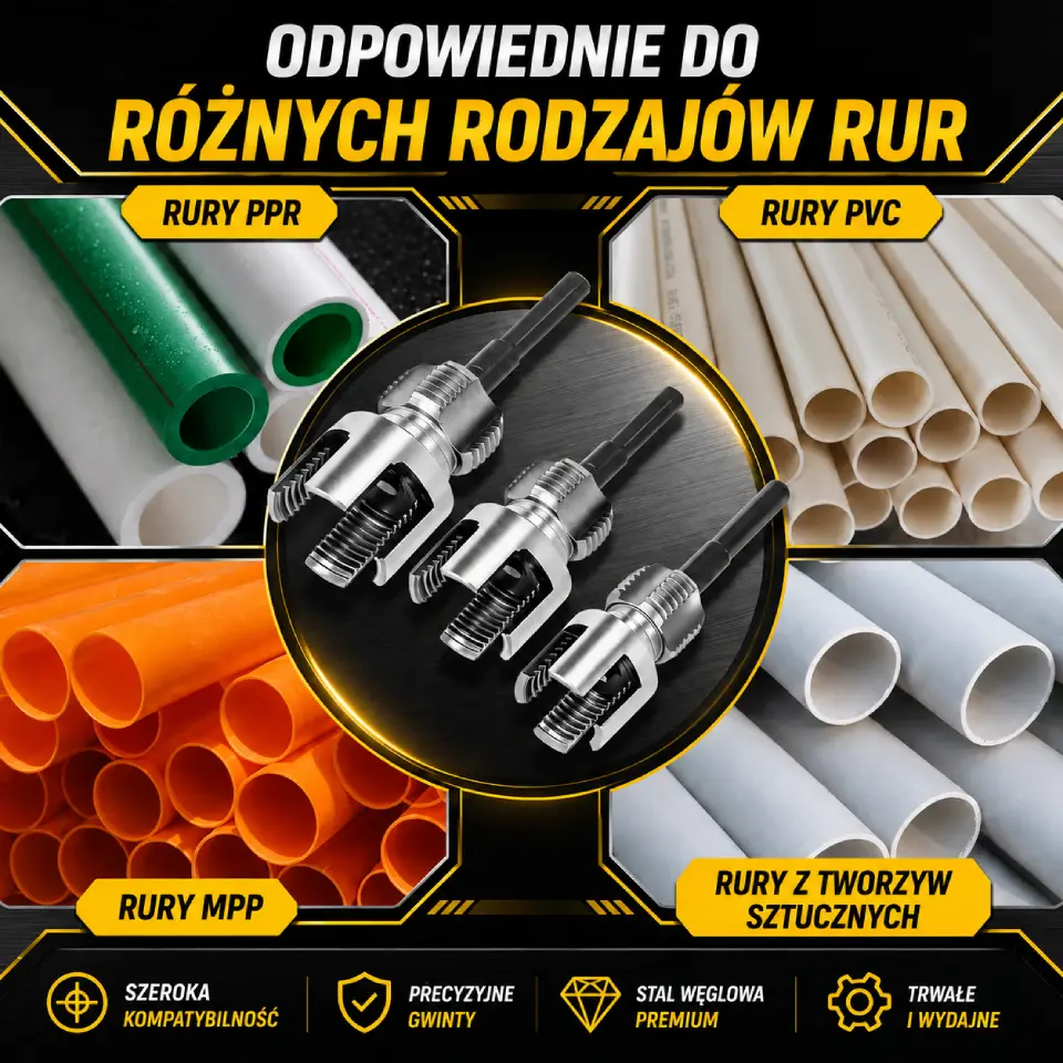 Specyfikacja zestawu do gwintowania PPR